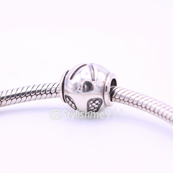 Silver Lacrosse Charm Bead - Picture 4 of 10